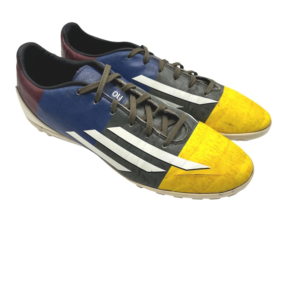 Vintage 2014 adidas Mens F10 TF Lionel Messi Edition Turf Soccer Shoes - 10.5